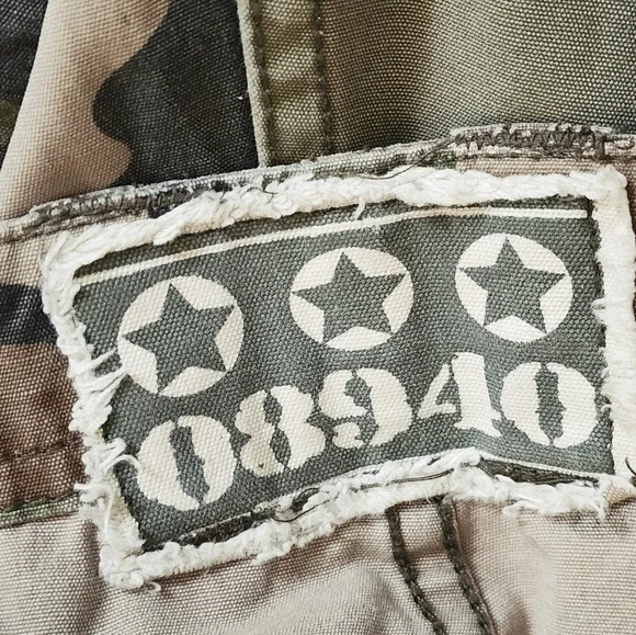 No Boundaries Men's Vintage Camo Cargo Zip Off Option Pants Pockets Sz 34" X 32" - Picture 11 of 12